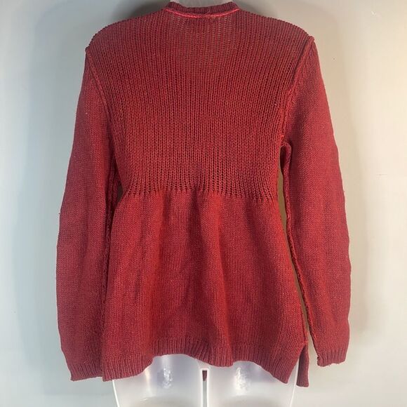 Ruff Hewn Red Button-Up Cardigan - Picture 5 of 10